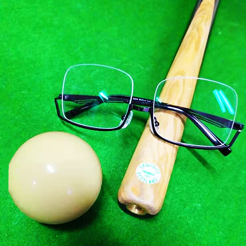 YIMAIRUILI Biljart Negen Bal Snooker Bril Breed Gezichtsveld Aangepaste Bijziendheid/Verziendheid/Astigmatisme Brilmontuur YS01