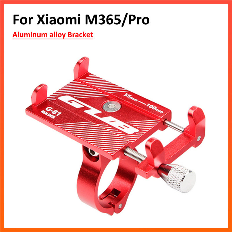 Gub g81 suporte ajustável antiderrapante suporte do telefone móvel para xiaomi m365 pro 1s scooter elétrico universal ciclismo