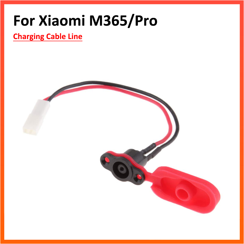 Carregador De Energia Linha De Carregamento Interface Hole Cap Para Xiaomi Mijia M365 Scooter Elétrico