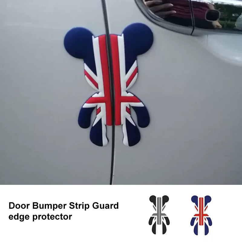 Pegatina anticolisión para Borde de puerta de coche, accesorios protectores de silicona para Mini Cooper One S F55 F60 R56 R60