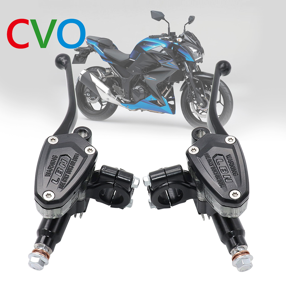 CVO Motorcycle Master Cylinder Lever Hydraulic Brake Pump Clutch Suitable for Yamaha Kawasaki Honda Handlebar Oil Storage Tank