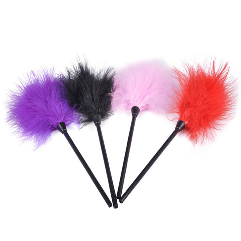 Sexspielzeug 27cm Flirt-Federpeitsche Spanking-Flogger Klitoris-Stimulator BDSM Bondage Sklaven-Erotik Erwachsenenspielzeug SM-Spiel Sexshop