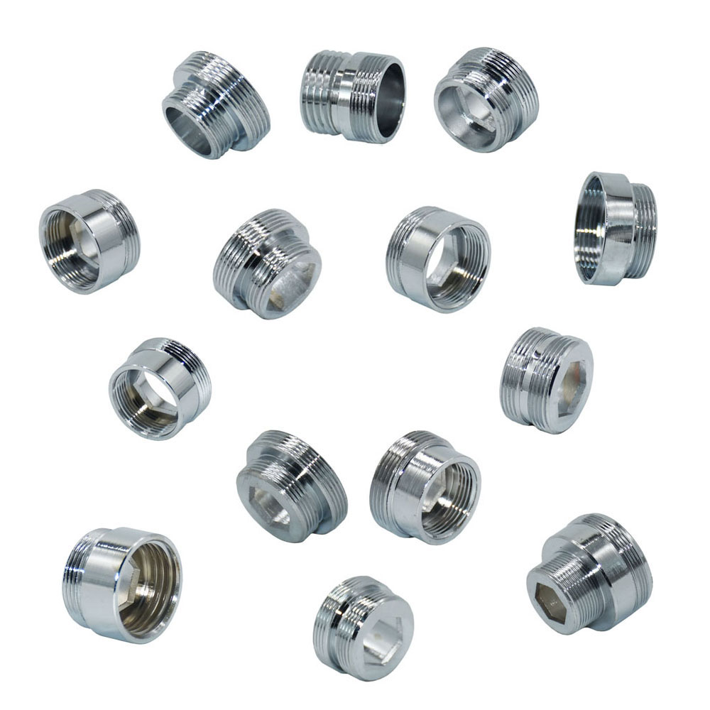 Серебристый 1/2 "/M16/M17/M18/M19/M20/M22/M24/M28/M32 резьбовой соединитель латунный адаптер для медных фитингов для водопроводного крана