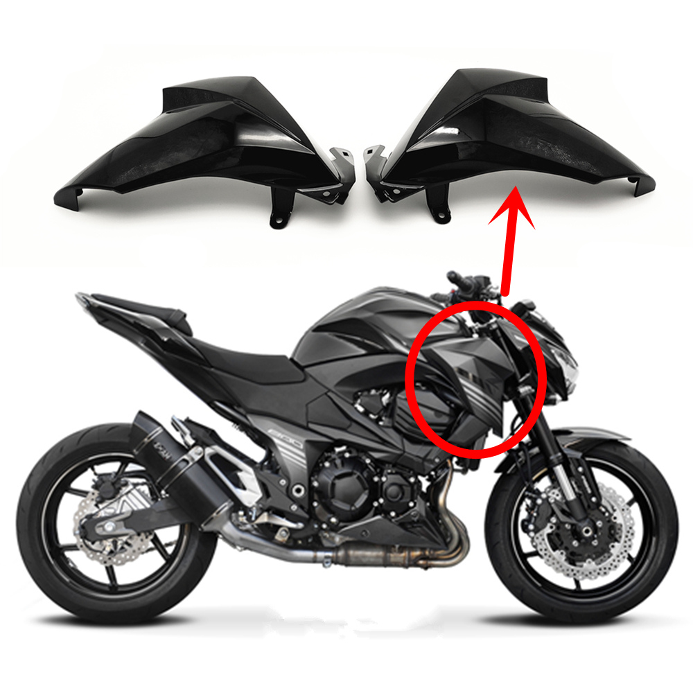 Untuk Kawasaki Z800 13-16 2013 2014 2015 2016 Kit Kerangka Bodi Motor Fairing Di Bawah Bagian Plastik Injeksi Tangki Hitam