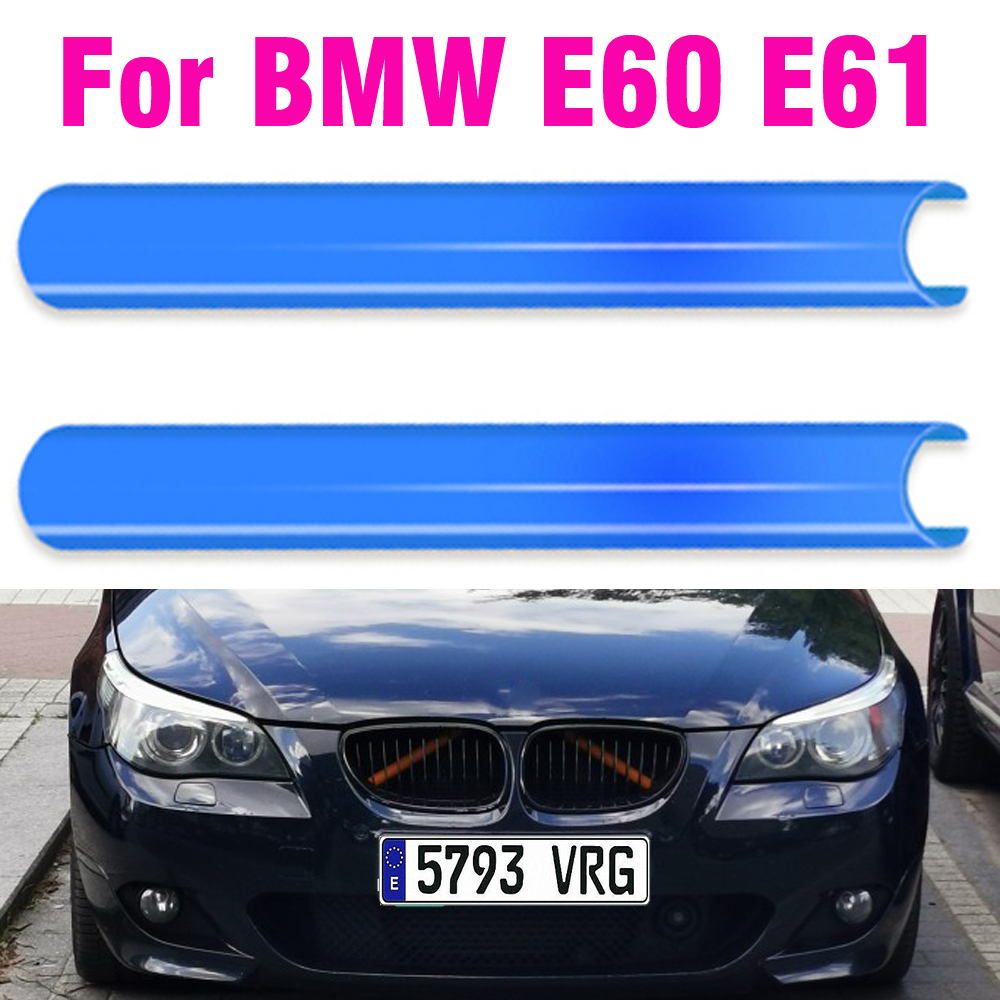 Listwy ozdobne przedniego grilla Naklejki na ramę do BMW E60 E61 Akcesoria
