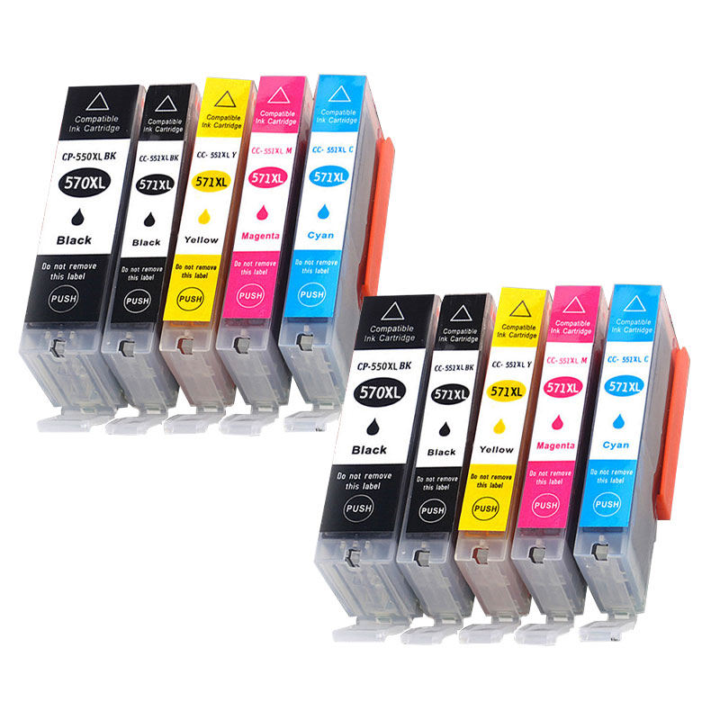 570 571 PGI-570 CLI-571 Сменный картридж для принтера Canon PIXMA MG5750 MG5751 MG5752 MG6850 TS6050 TS5050 TS5051