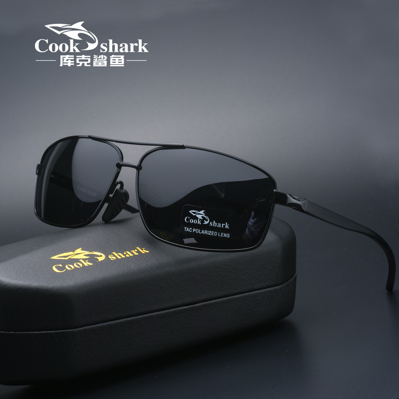 Cook Shark – lunettes de soleil à changement de couleur pour hommes, polarisées de marée, miroir de conducteur, lunettes de Vision nocturne pour la conduite, nouvelle collection