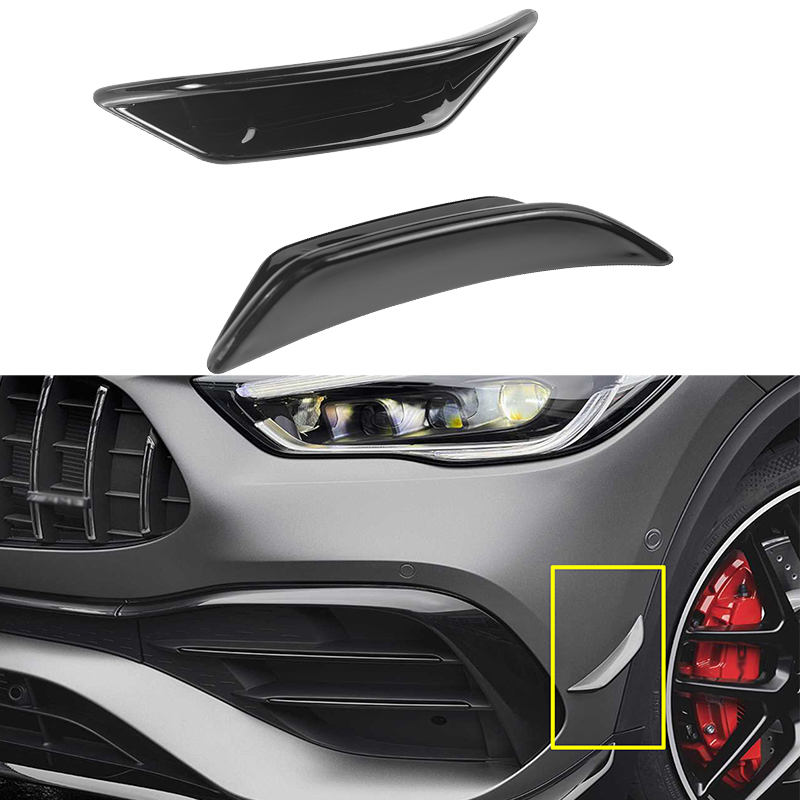 Naklejka samochodowa na osłonę wylotu powietrza zderzaka przedniego do Mercedes Benz H247 GLA180 GLA200 GLA220 GLA250 GLA35 GLA45S AMG 2020+