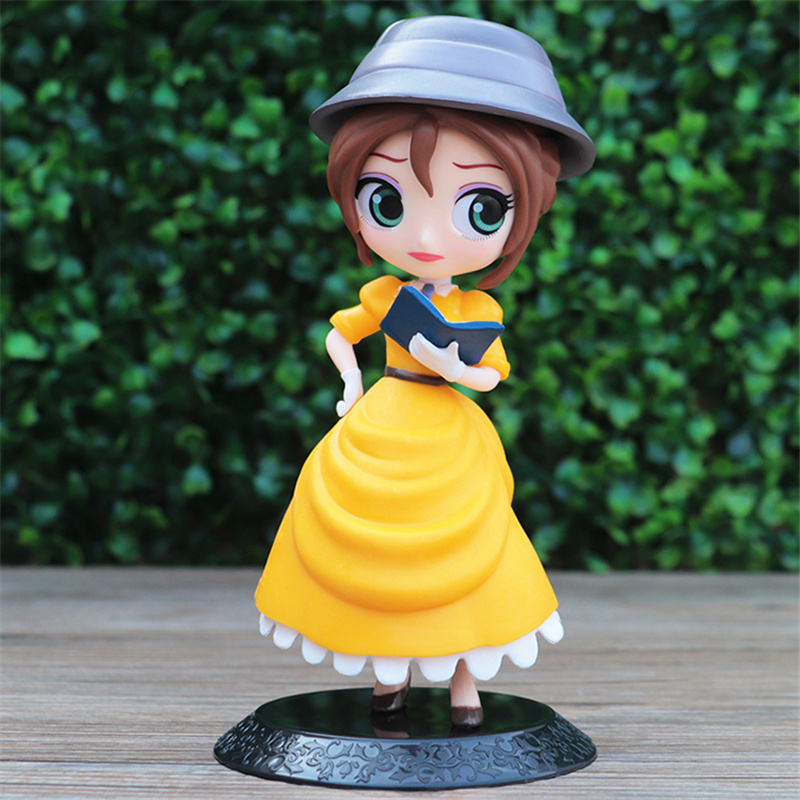 Q Posket น่ารักตาใหญ่ Rapunzel jenny เจ้าหญิงเงือก PVC อะนิเมะตุ๊กตาสะสมรุ่น Q ของเล่นของขวัญวันเกิด