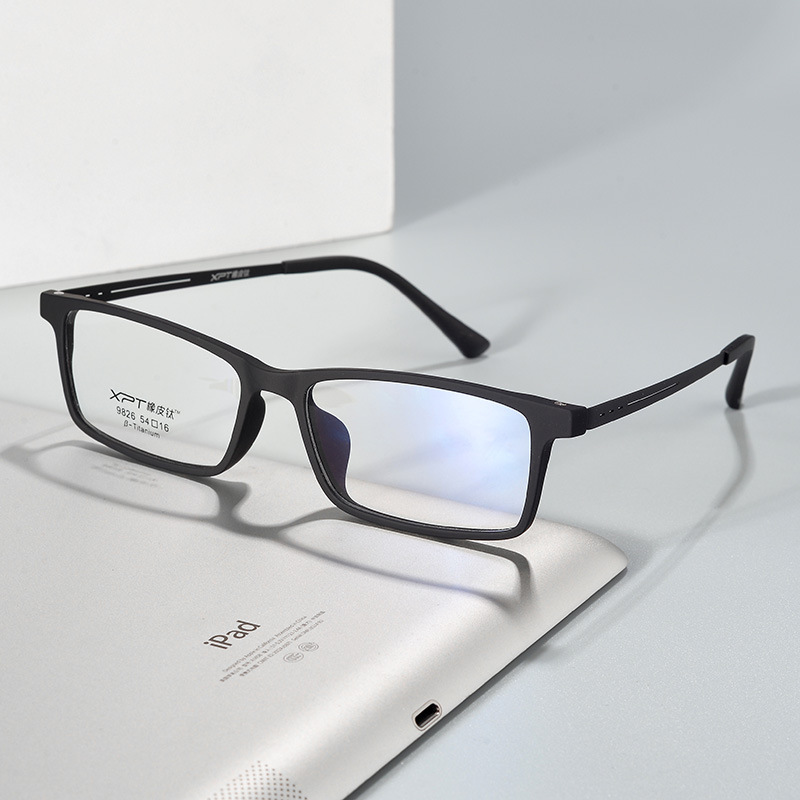 Reven Jate 9826 Full Rim montatura flessibile titanio puro gambe per aste Super leggere montatura per occhiali da vista montatura per occhiali da vista