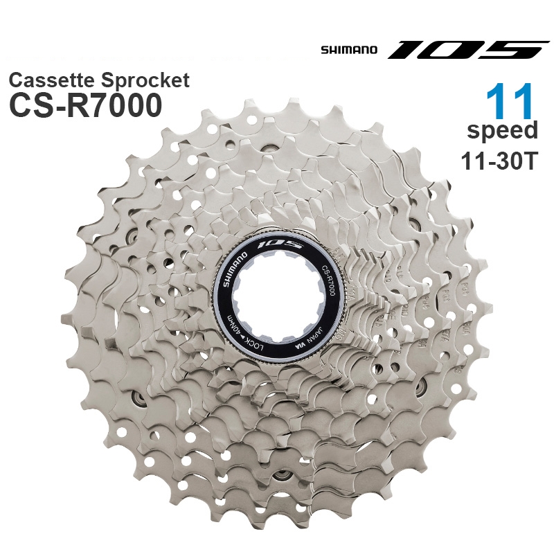 SHIMANO 105 R7000 11V Cassette Sprocket CS-R7000 CS-HG700-11 11-Speed 11-34T 11-28T 11-30T 11-32T 12-25Tชิ้นส่วนเดิม