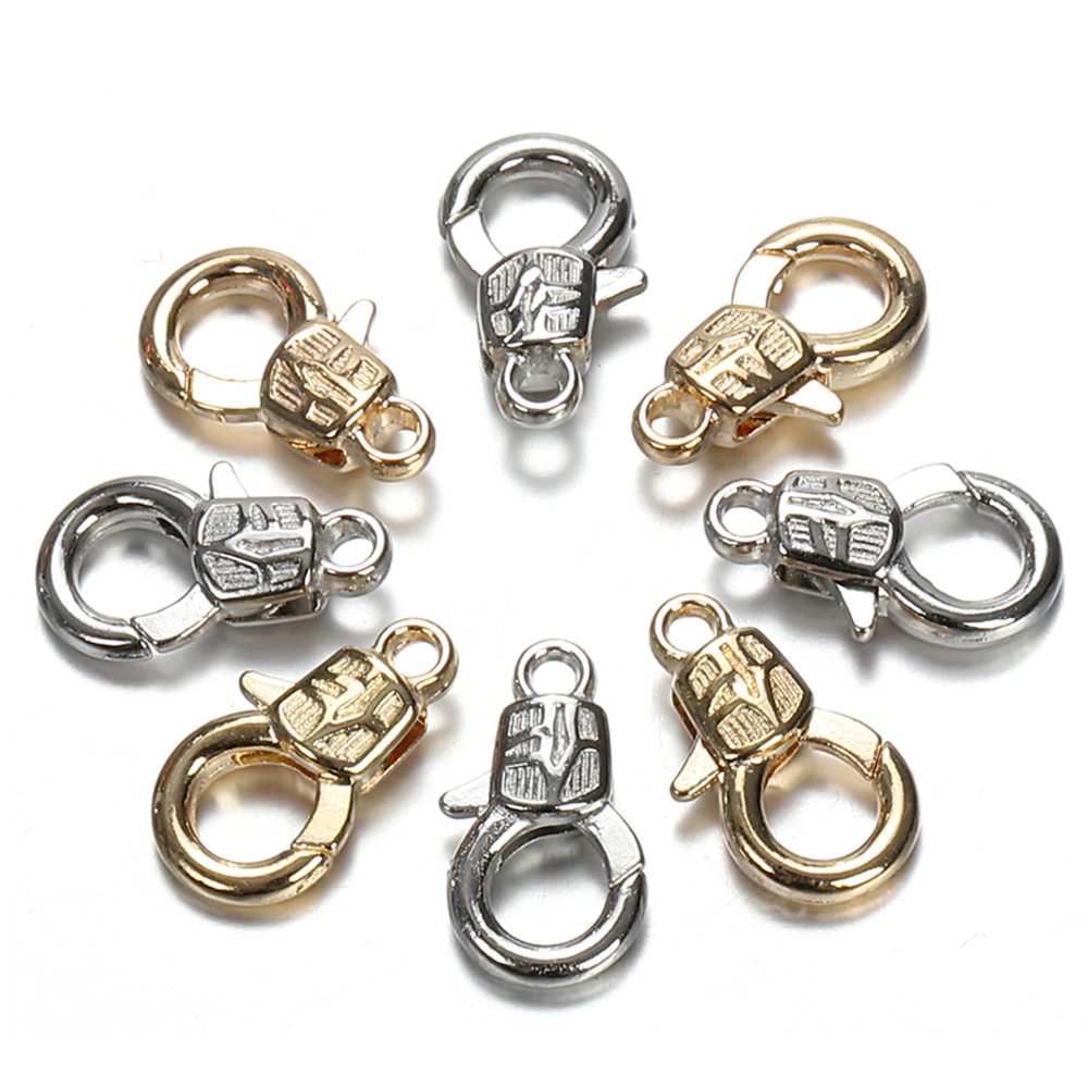 30Pcs 16Mm Metal Kreeft Sluitingen Voor Armbanden Kettingen Haken Chain Sluiting Ambachtelijke Accessoires Voor Sieraden Maken Componenten Diy