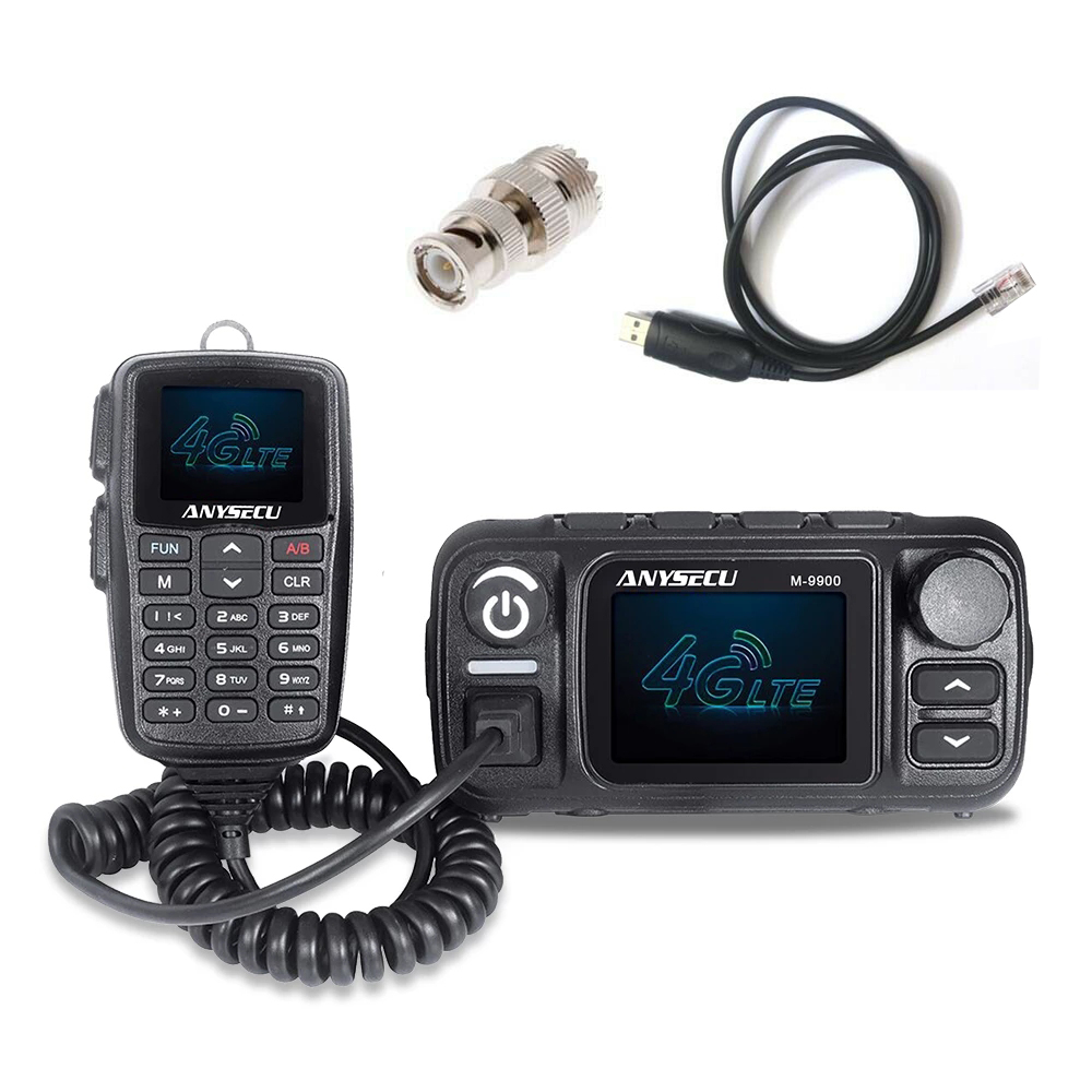 Сетевое радио ANYSECU 4G LTE UHF VHF, двухдиапазонное радио, 25 Вт, мобильный радиоприемник, операционная система Linux, работает с реальной ptt
