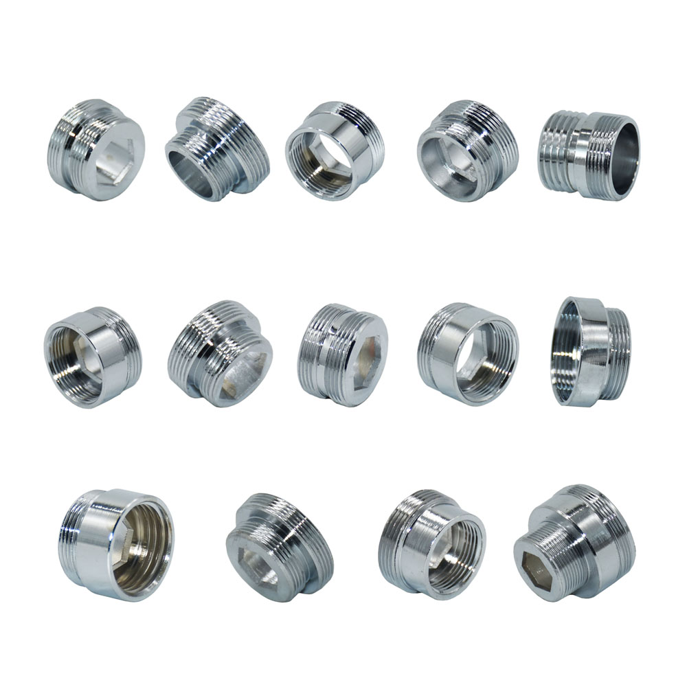 Kuningan 1/2 "M16 M17 M18 M19 M20 M22 M24 M28 M32 Konektor Thread Pria Wanita untuk Bubbler Air Purifier keran Fitting Tembaga