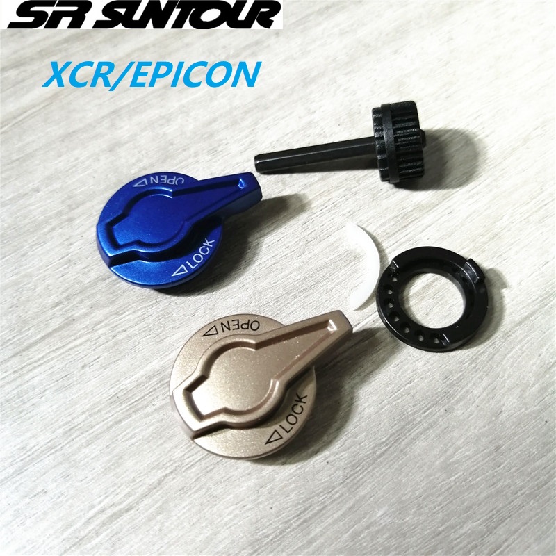 Suntour XCR Epixon, рычаг блокировки скорости, контроль демпфирования, регулировка крышки замка, запасная часть передней вилки