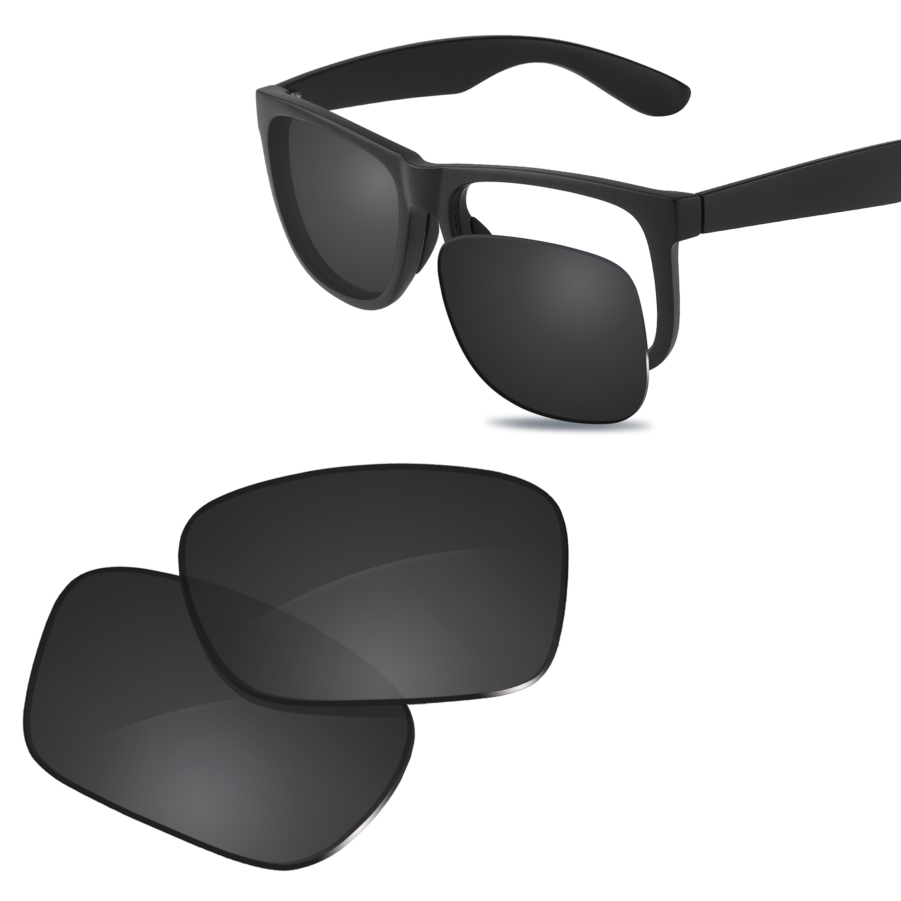 Lenti di ricambio polarizzate Glintbay New Performance per occhiali da sole Ray-Ban RB4165-54 Justin - Colori multipli