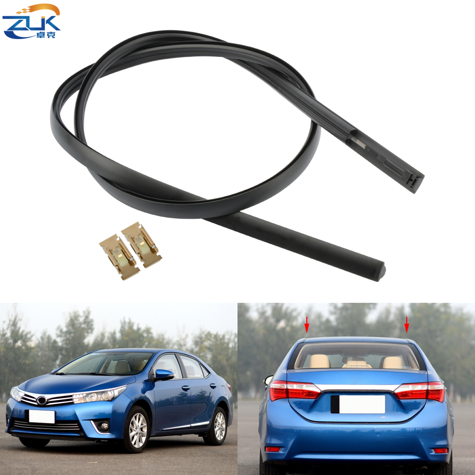 ZUK Listwy wykończeniowe na dach samochodowy do TOYOTA COROLLA 2014 2015 2016 2017 2018 E18 Darmowe klipsy OEM:75556-02260 75555-02270