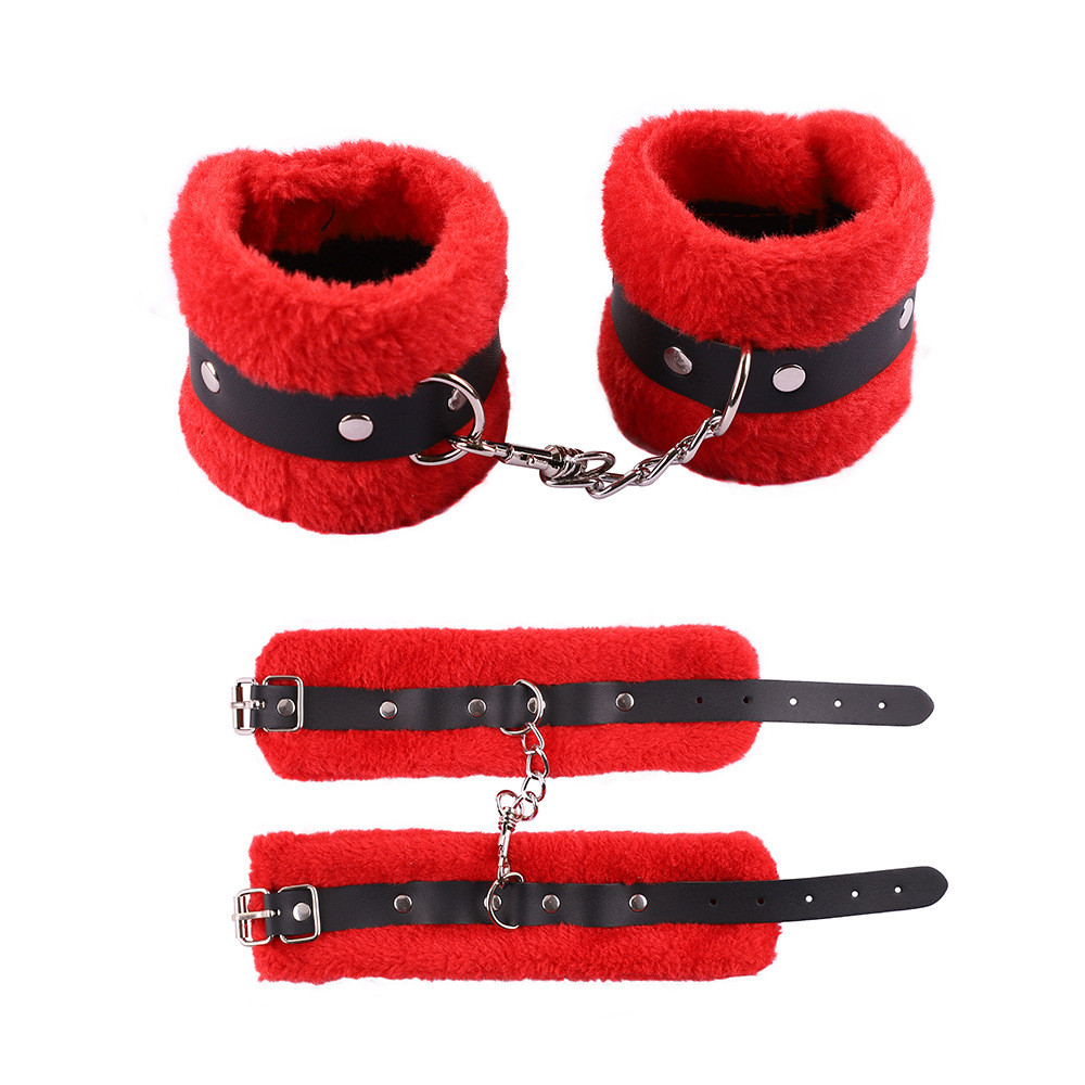 Plüsch Handschellen Sex Spielzeug mit Auge Maske für Männer Frauen Bdsm Bondage Fetisch Slave Roleplay Fesseln Flirten Erotische Kostüme