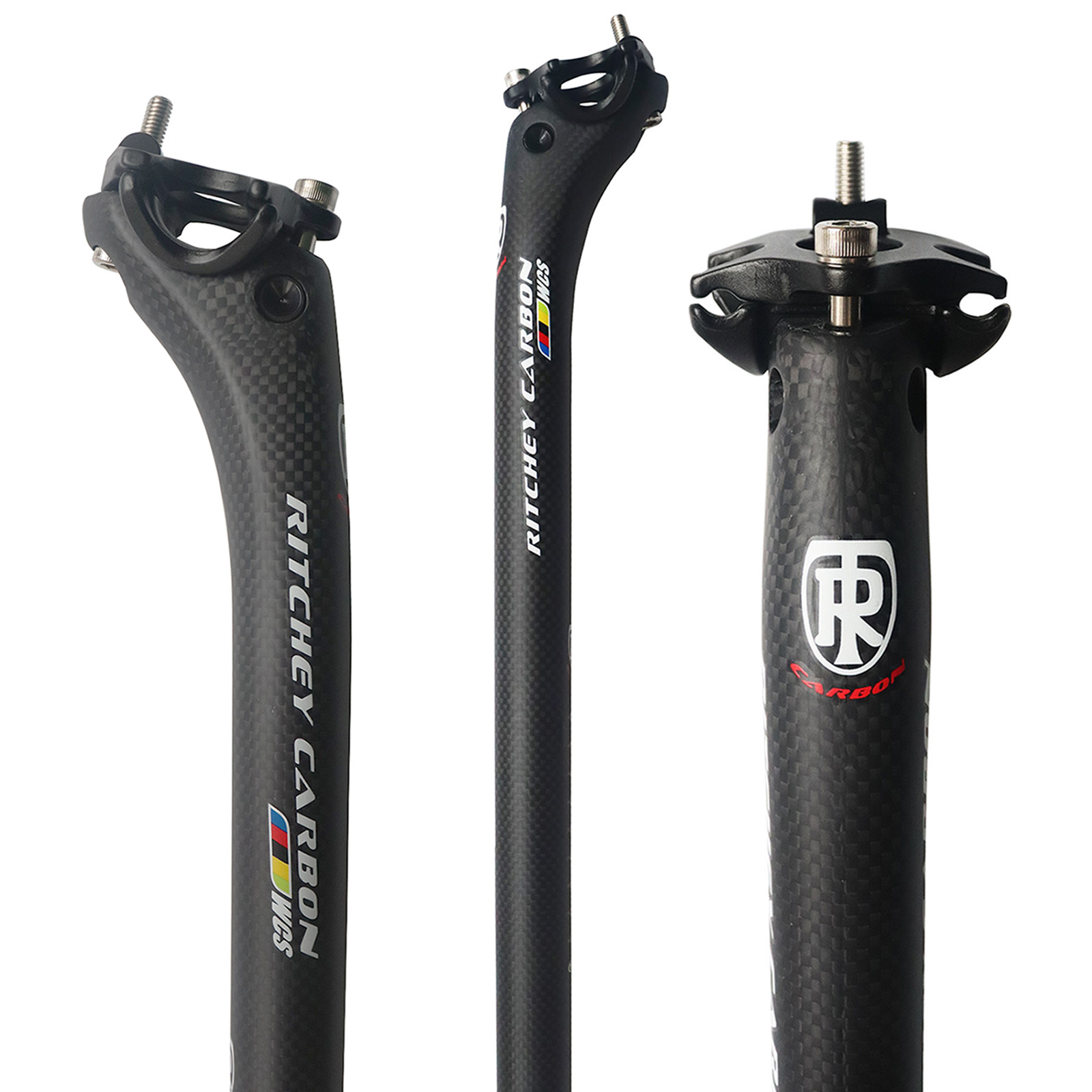 คาร์บอน Seatpost 27.2/30.8/31.6มม./3K คาร์บอนไฟเบอร์ MTB/ถนนคาร์บอนเส้นใยที่นั่งโพสต์ที่นั่ง Tube350/400มม.
