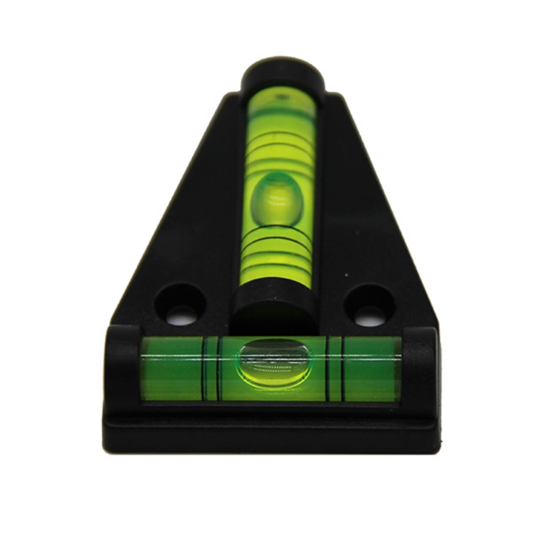 1 Pc Mini Level Supplies Bubble Shell t-type Level trójkątne narzędzia pomiarowe do poziomowania RV Campers Trailer Vehicle Accessory