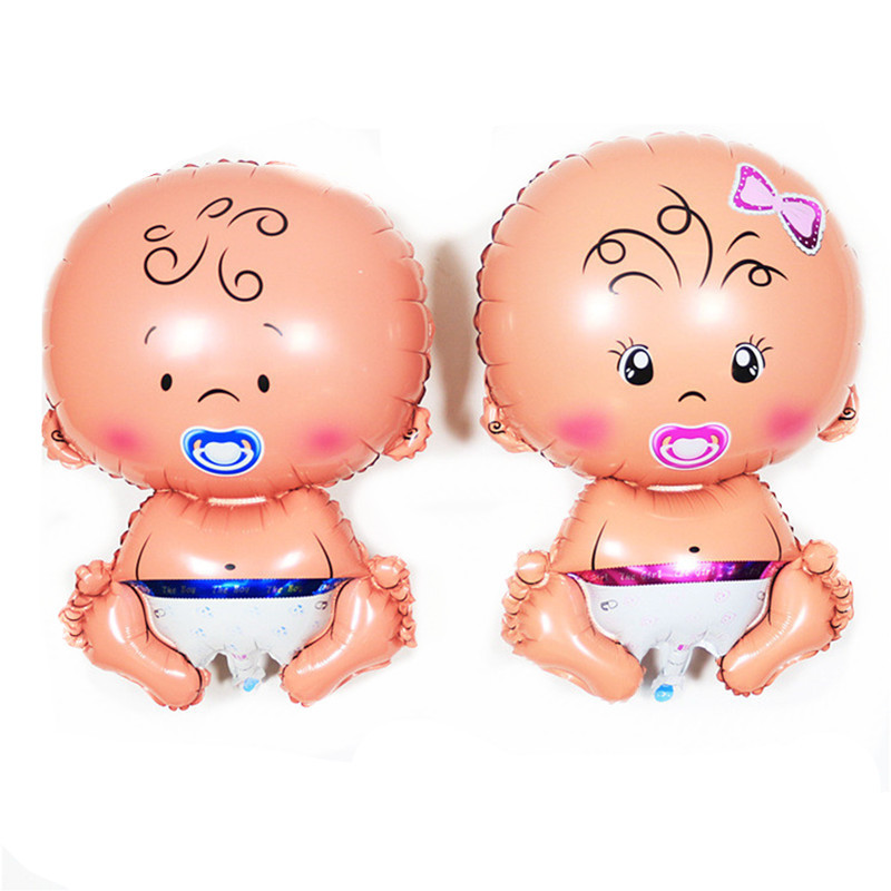 30 zoll baby schnuller junge mädchen puppe ballon geschlecht offenbaren party dekoration ballon ersten geburtstag cartoon kinder ballon