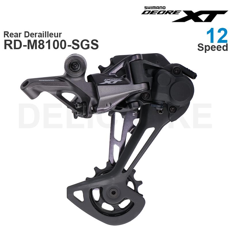 SHIMANO XT RD-M8100 RD BELAKANG DERAILLEUR SGS untuk 1x12s 12 kecepatan MTB sepeda gunung bagian sepeda derailleur