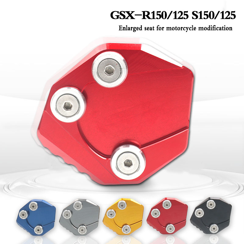 สำหรับ SUZUKI GSX-R125 GSX-R150 GSXS125 GSXS150 GSXR GSXS 125 150 CNC Kickstand ขาตั้งแผ่นเสริมแผ่นรองสำหรับ Enlarge