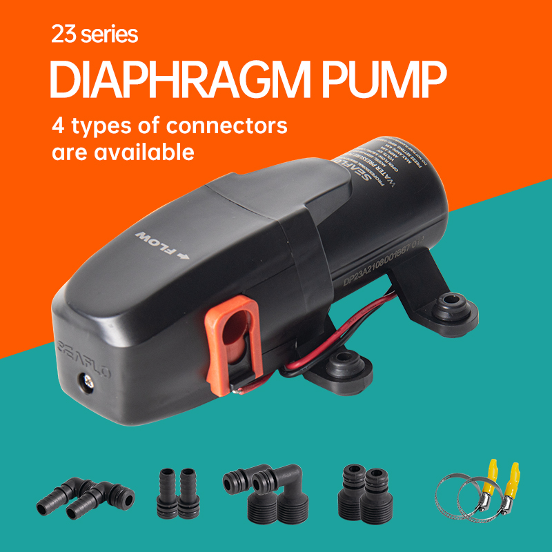 40PSI 12V Marine Water Pump Diaphragm Self Priming Pump Boat Accessories Showers Toilets Water Transfer Motor for RV Caravan