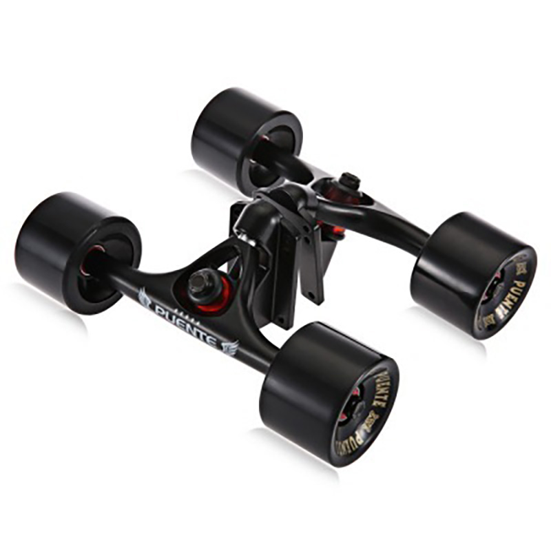 ใหม่ Pro Longboard รถบรรทุกอะลูมินัมอัลลอย2ชิ้นสเก็ตรถบรรทุกขนาด70มม.ล้อสเก็ตบอร์ดรถบรรทุกอะไหล่