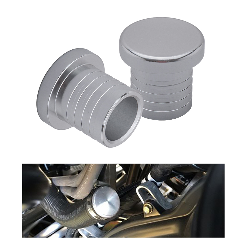 Aluminium Campuran 8/10/12/14/16/18/20/25/34/38 Mm Katup Buang Tiup Bov Steker Kosong Selang Silikon Steker Kosong