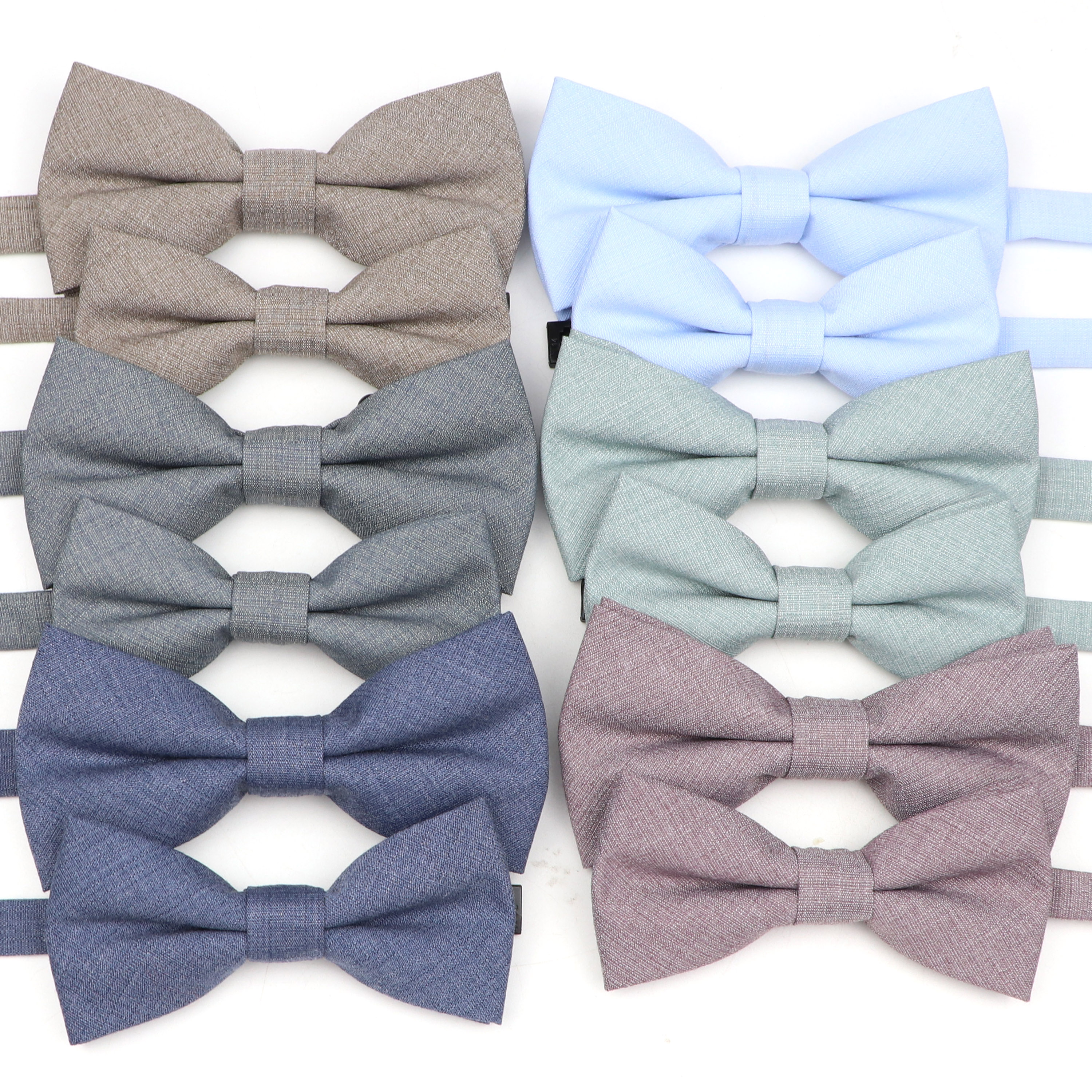 Baru Warna Polos Orangtua-anak Dasi Kupu-kupu Poliester Anak-anak Pria Kasual Kupu-kupu Cravat Putih Biru Merah Muda Dasi Kupu-kupu Aksesori Makan Malam Pernikahan