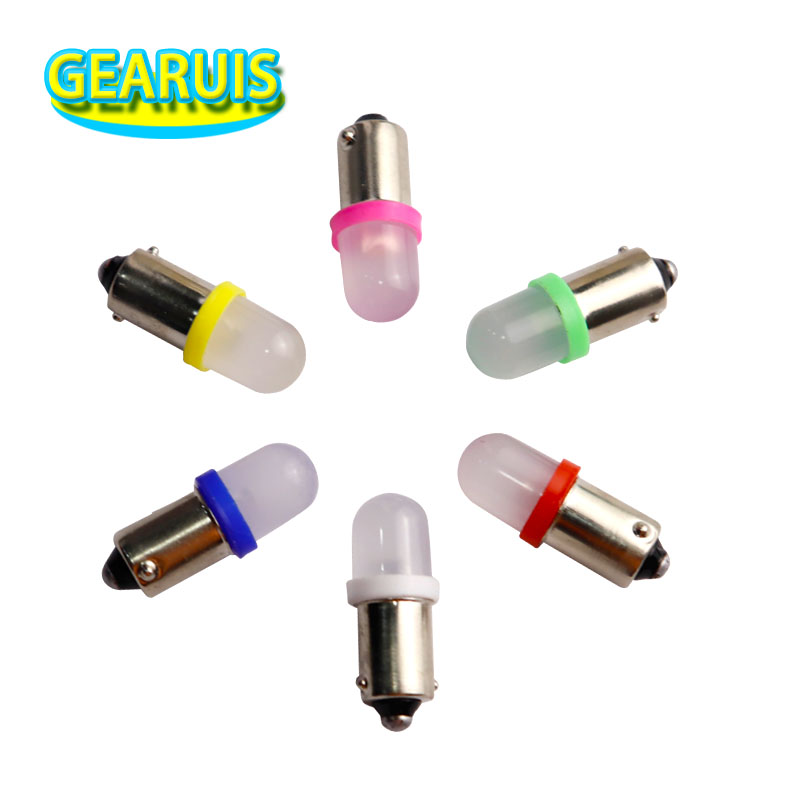 100X AC 6,3 V DC 6V T4W BA9S #44 #47 F10 Матовый объектив без полярности пинбол игровой машины светодиодные лампы 9 цветов