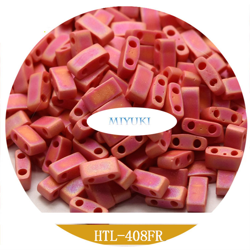 HTL Beads Japan Miyuki Tila Beads 25-Color Matte Magic Series 3G Pack Glass Beads for Jewelry