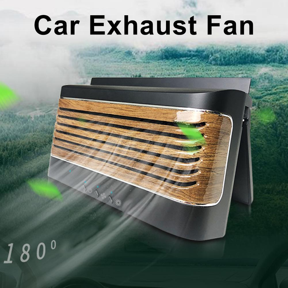Ventilador de escape de coche con energía Solar, Ventilación de coche, radiador de coche adecuado, accesorios de refrigeración