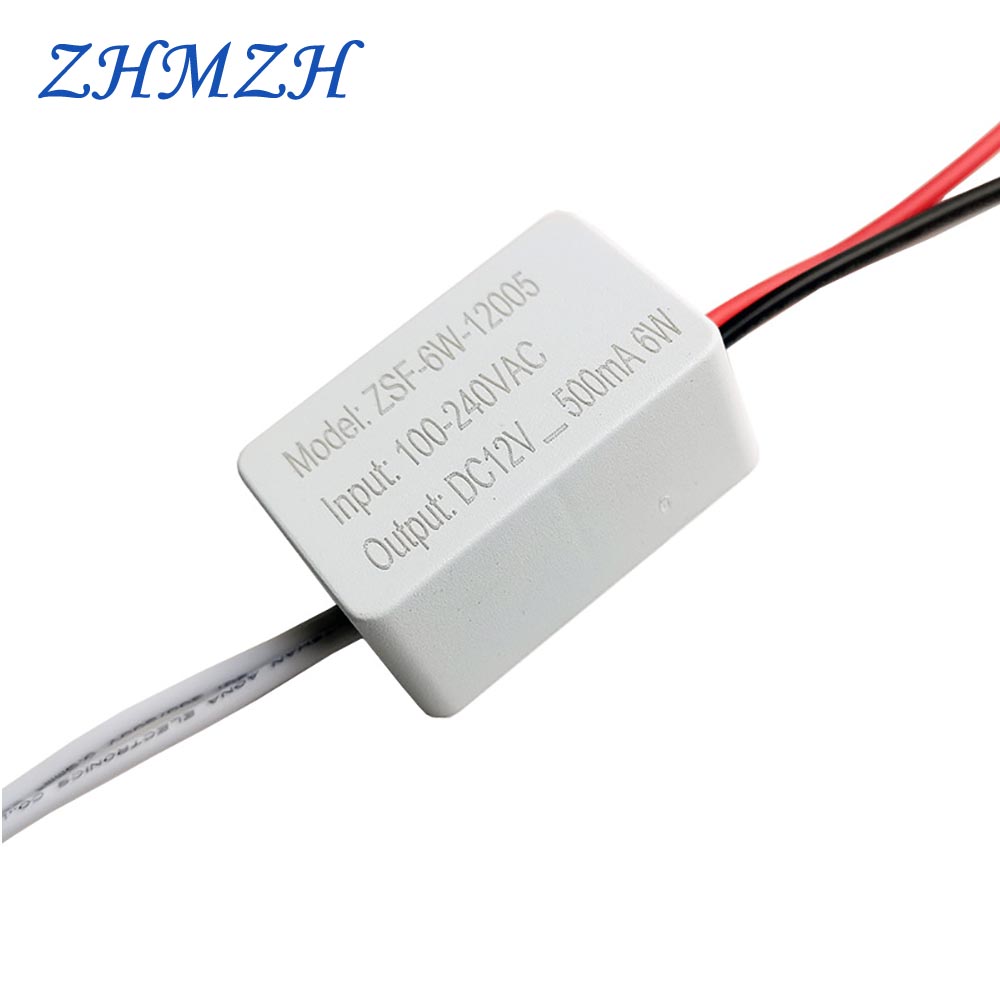 AC220V zu DC12V LED-Treiber Konstantstrom Konstantspannung 6W Lüfter Netzteil 500mA Niederspannung für Schranklampe