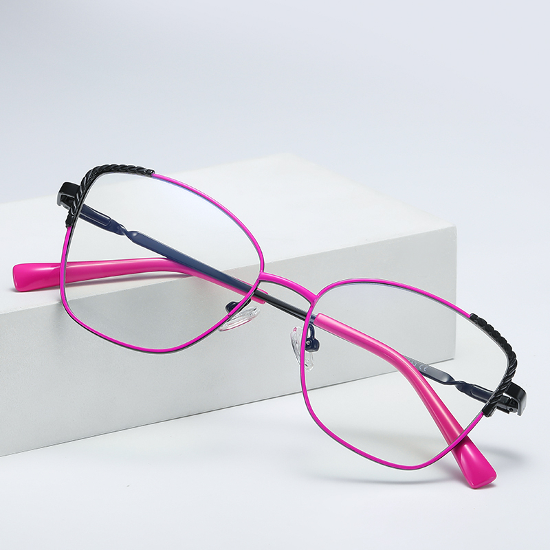 Hotochki damskie okulary ramka niebieskie światło blokujące okulary damskie optyczne na receptę modne stylowe okulary UV400