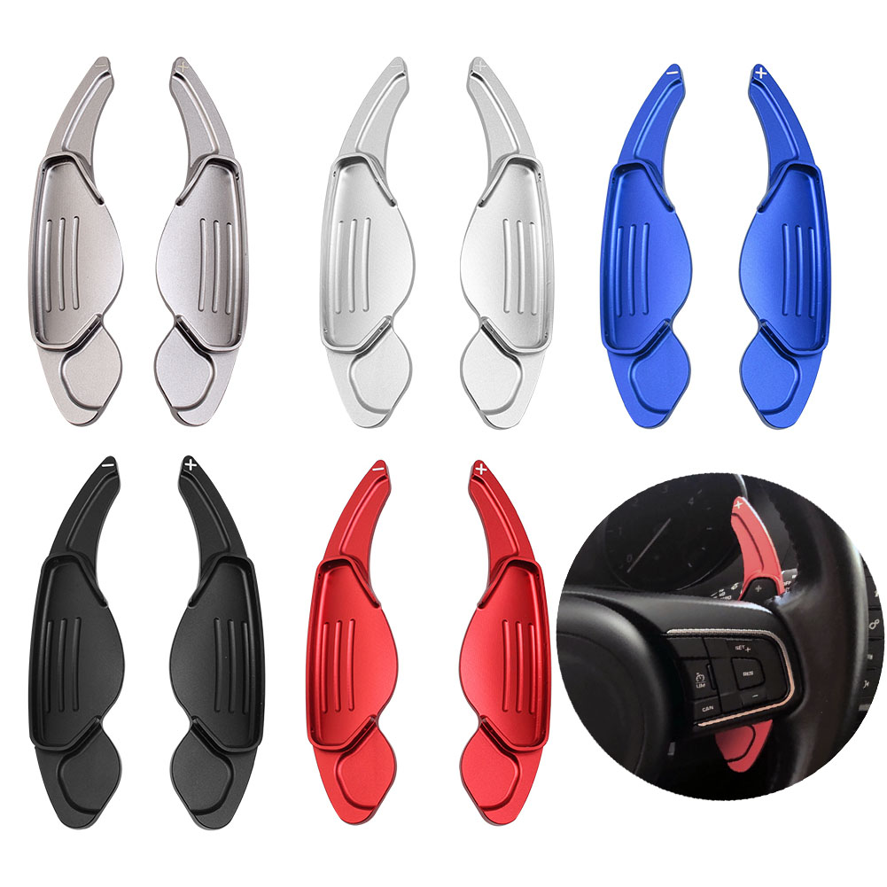 Palanca de cambios de paleta para coche, accesorio de pegatinas extensibles para volante de Jaguar XF, XE, XJ, F-PACE, F-TYPE, X760, X250, X260, X761, X351