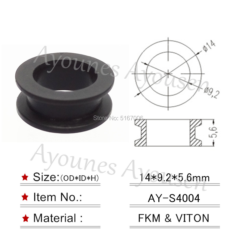 200 stuks Voor Toyota Brandstofinjector rubberen afdichtingen 14*9.2*5.6mm (AY-S4004)