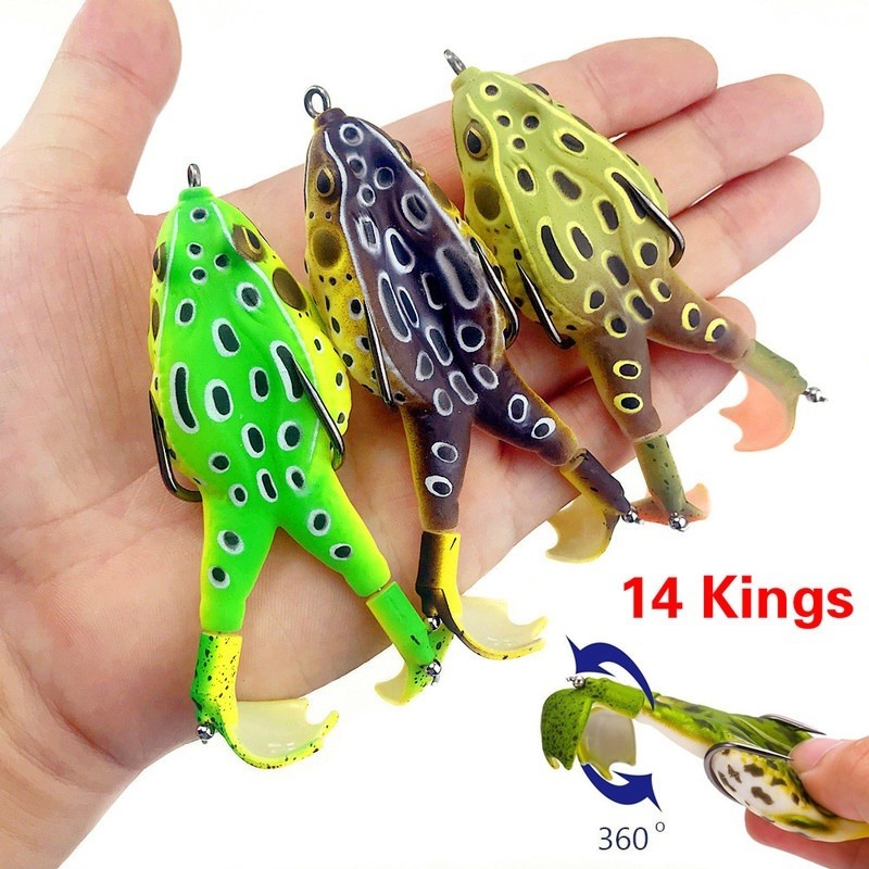 Doppel Propeller Donner Frosch Angeln Locken 9cm/13,6g Schwimm Bionic Weichen Köder Karpfen Angeln Künstliche Crankbait Minnow locken