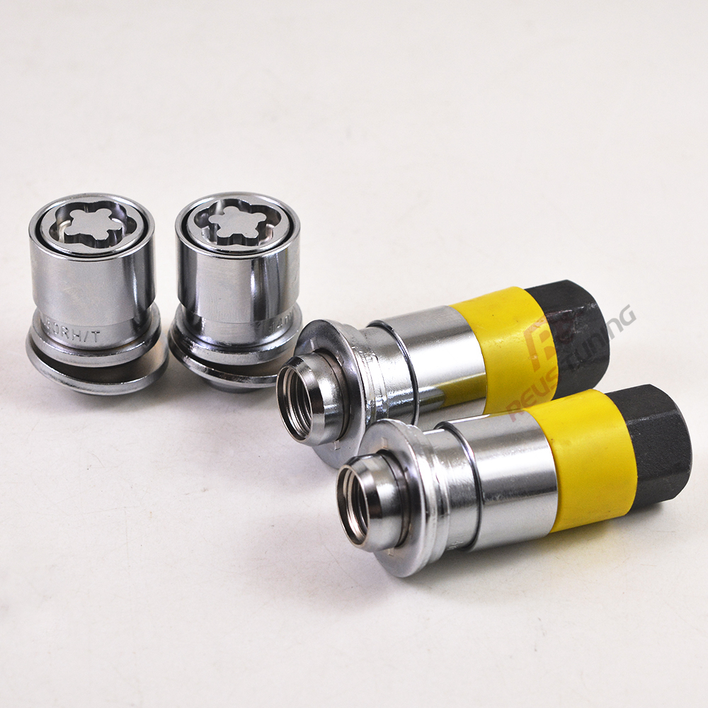Tuercas de bloqueo de llanta de rueda de aleación de coche antirrobo de acero M14x1,5 para Toyota Land Cruiser 100 105 / Land Rover Freelander 1