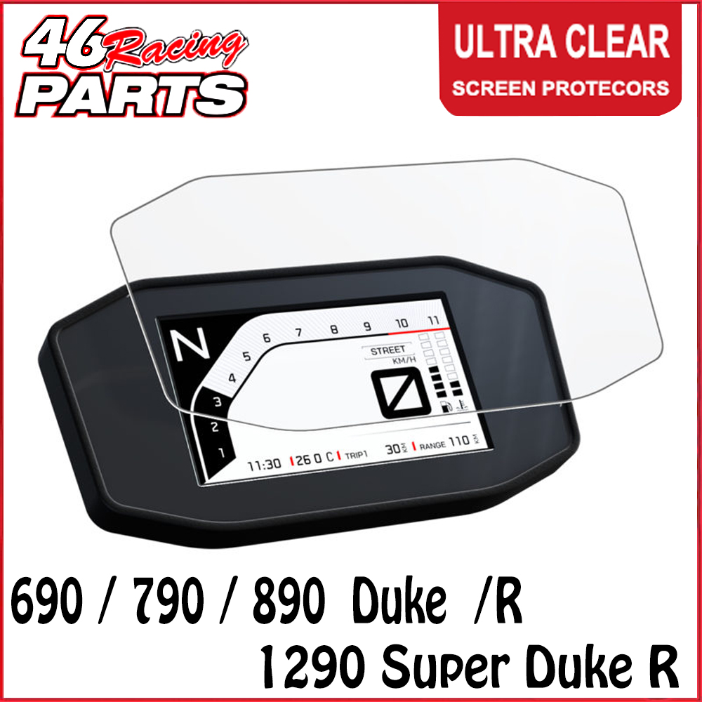 For KTM 690 Duke / 790 Duke /1290 Super Duke R / 890 Duke R Motorcycle Cluster Scratch Cluster Screen Protection Film Protector