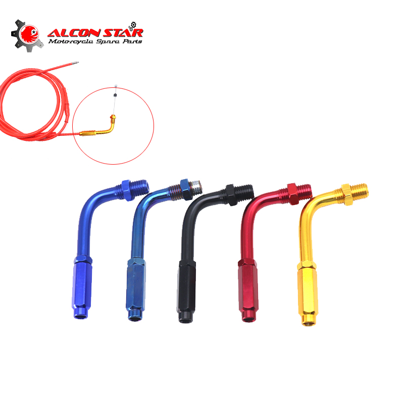 Alconstar 90 ° Gaspedaal Throttle Kabel Richter Fit Universal Motorfiets Gaskabel Mtb Fiets Accessorie