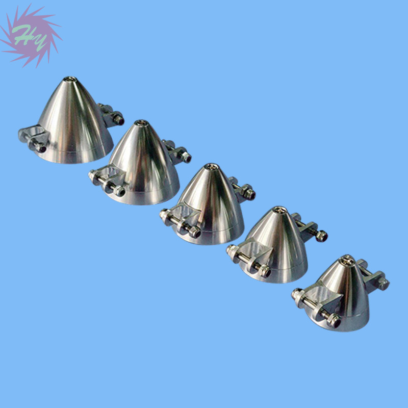 1 Buah CNC Aluminium Alloy Folding Propeller Spinner Dia28-48 Shaft3.0/3.17/4.0/5.0/6.0mm Penutup Baling-Baling untuk RC Fixed Wing Glider