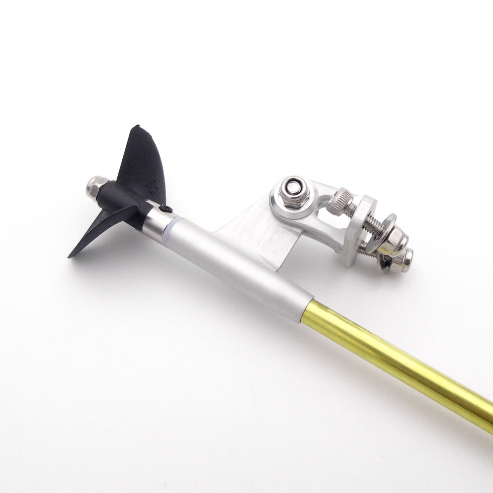 1 conjunto de cabo flexível de 3.17mm 1/4 ''+ manga do eixo + suporte de montagem + kit de hélice de 32mm para barcos rc iate marinho