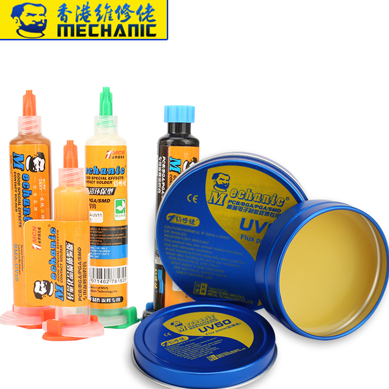 Механическая паяльная паста без LEAD, флюс, без очистки, без галогенная паяльная паста, сварочная смазка, флюсы для печатных плат, PGA, SMD, инструменты для пайки BGA