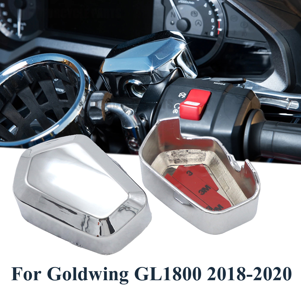 Penutup Silinder Master Rem Depan Krom untuk Motor Honda Goldwing GL1800 GL1800 2018-2022 2022 2021 2020 2019 2018