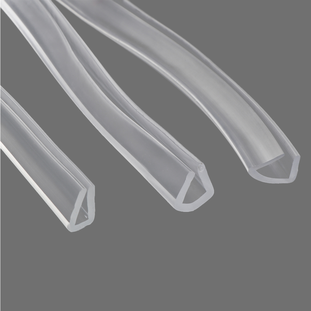 5 meter transparante U-vormige afdichtstrip Glazen beschermtape Randrand Stofdichte en geluiddichte afdichtstrip