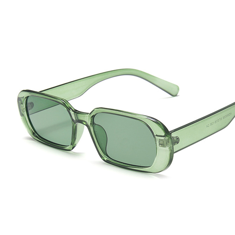 Occhiali da sole quadrati ovali di marca Occhiali da sole firmati da donna Occhiali da sole da uomo femminili vintage verde rosa da donna stile da viaggio