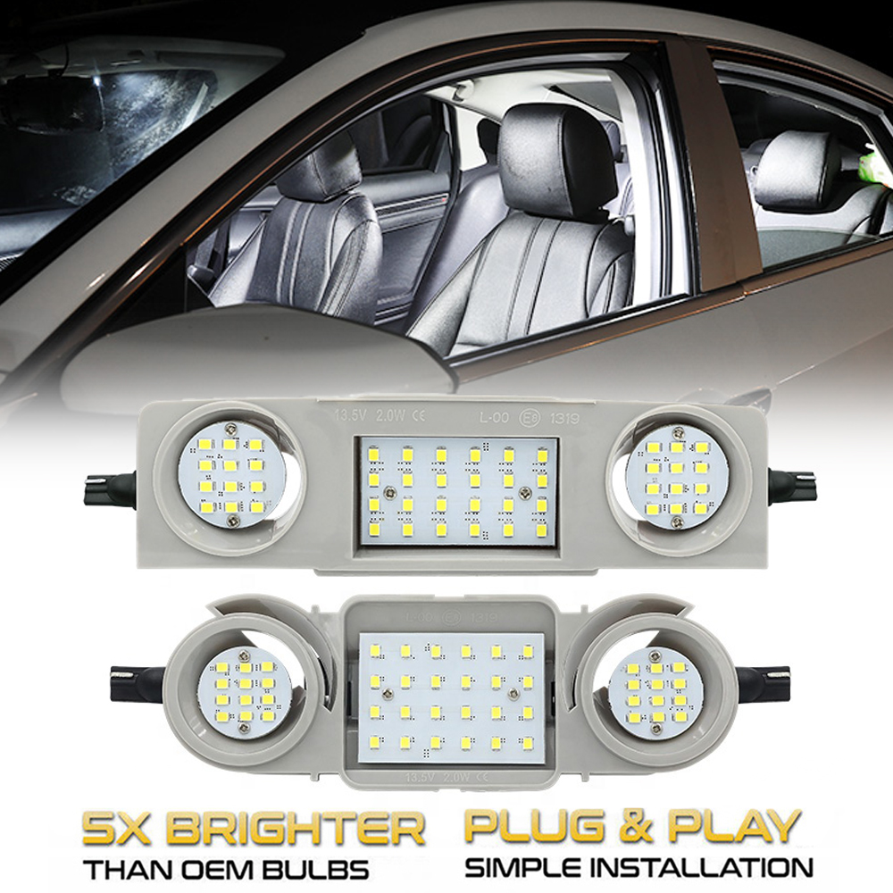 Luces LED de techo para Interior de coche, accesorio para VW Passat CC B6 B7 Golf Tiguan Touran Scirocco Seat Leon Alhambra Skoda Superb Octavia