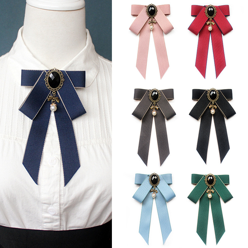 Wspaniała opaska Vintage Tie mężczyźni kobiety koszulka Unisex wstążka Bowtie biżuteria elastyczna regulacja naprawiono ślub strój imprezowy akcesoria